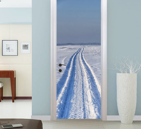 Door Murals Modern Wardrobe Los Angeles by Beyond Murals Houzz UK