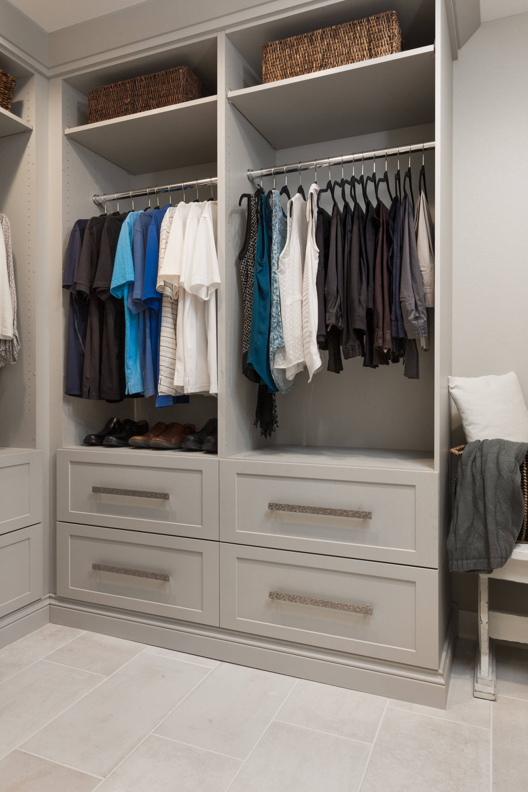 Giant Walk-In Closet - Showplace Cabinetry