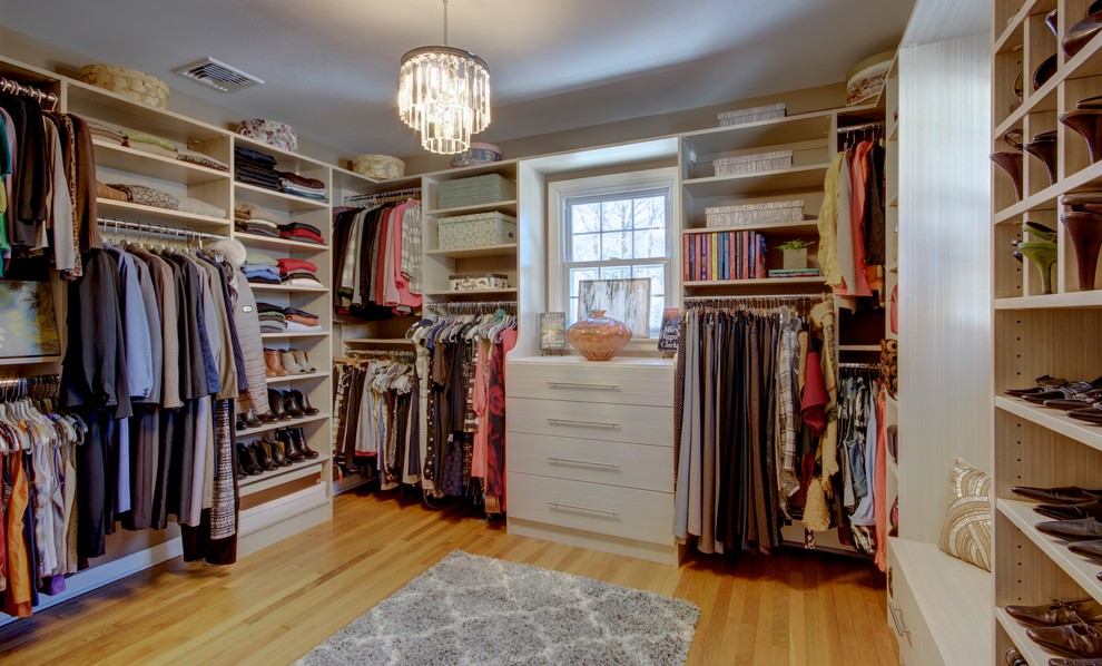 Dressing Room - Walk In Closet in Spring Blossom with Window Seat ...