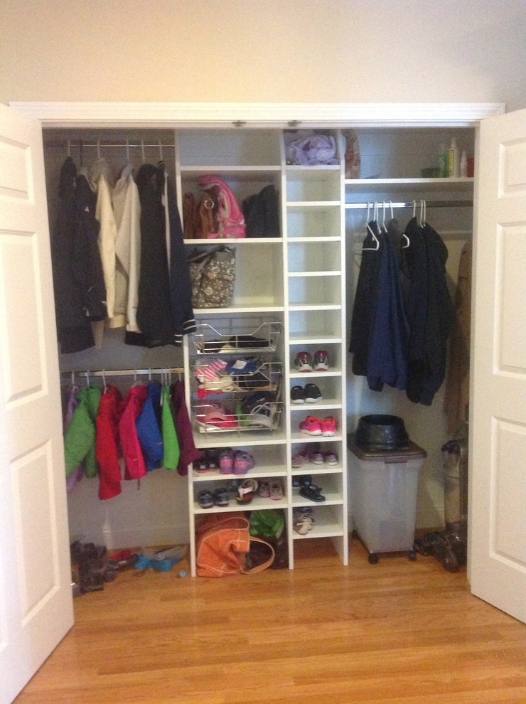 Entry/Mudroom Closet Areas Traditional Wardrobe Boston by