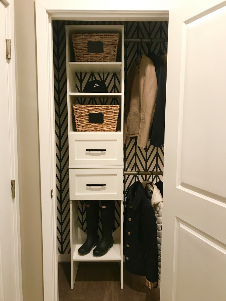 Foyer closet Modern Closet DC Metro by Natalie Clare Design