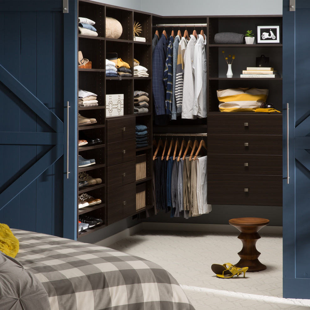 French Roast WalkIn Closet Contemporary Closet Grand Rapids by