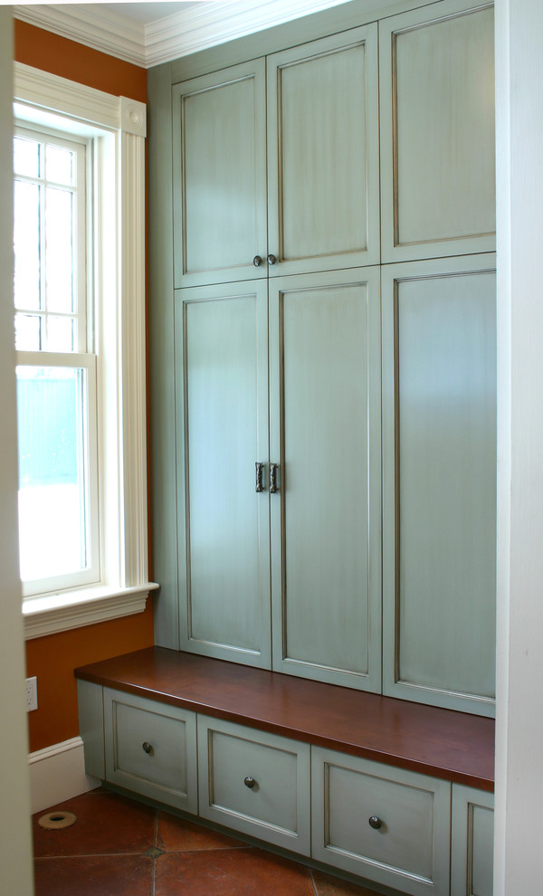 Green glazed kitchen - Traditional - Closet - Boston - by CAD ...