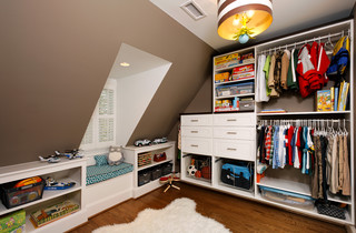 With Sloped Ceiling Closet Photos