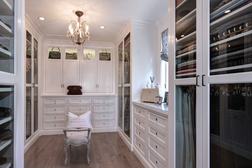 Inspiration for a coastal closet remodel in Orange County