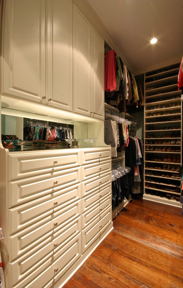 Her Master Ivory Closet Traditional Closet New Orleans by