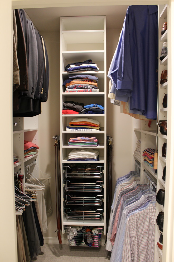 His Hers Closets Modern Closet New Orleans by Melanie Johnson