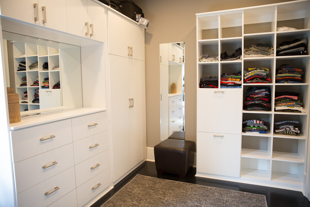 His & Hers Master Closet Atlanta, Contemporary Closet