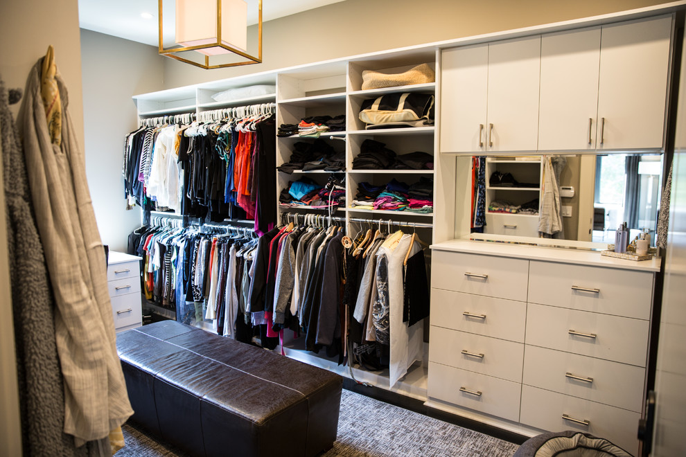 His & Hers Master Closet Atlanta, Contemporary Closet