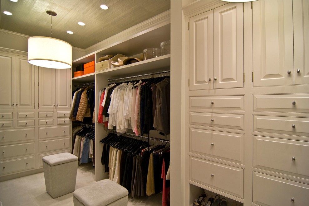 This is an example of a traditional wardrobe in Orange County.