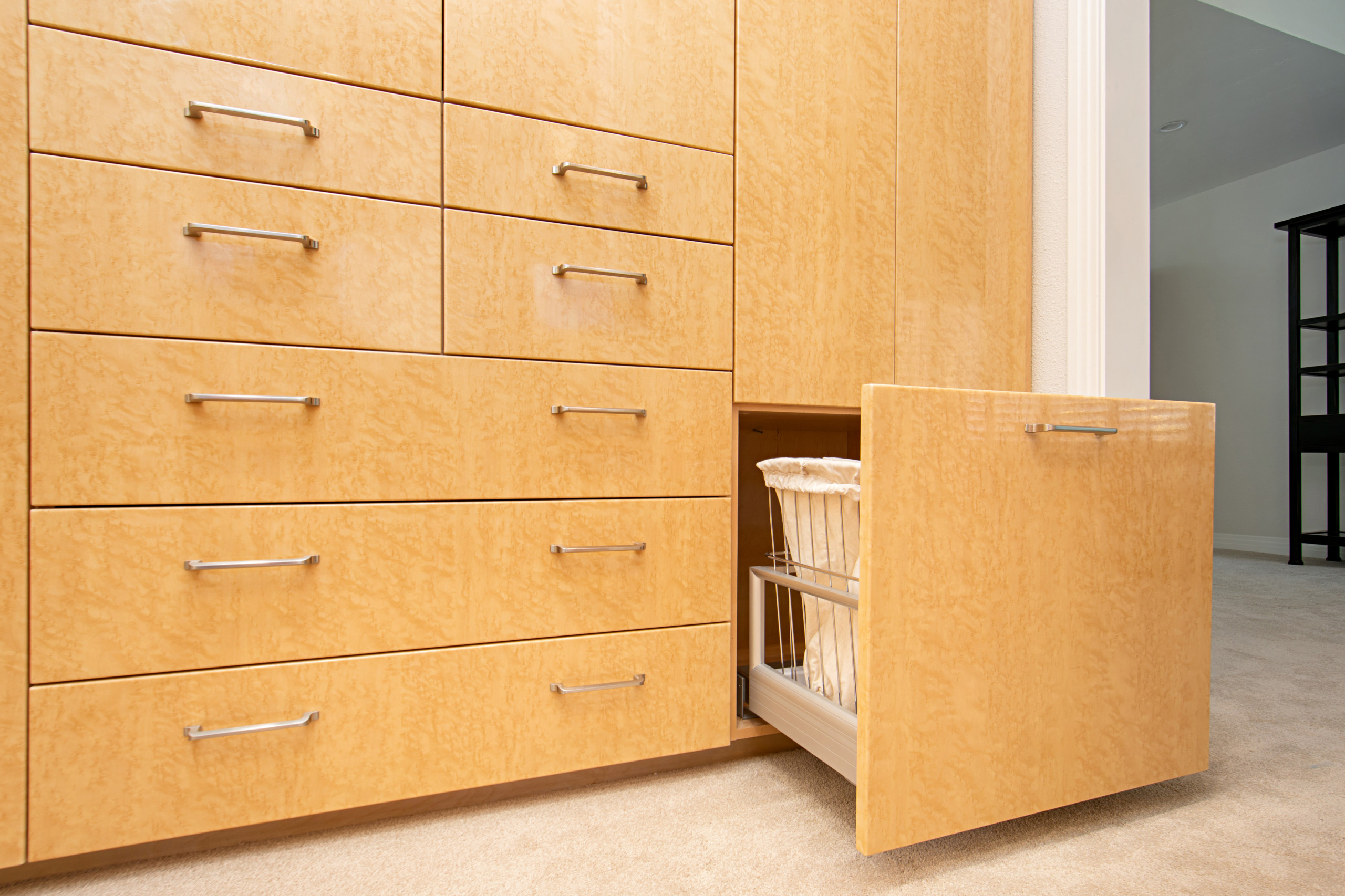 Roll Out Shelves for Linen Closet - Modern - Closet - Detroit - by Al  Williams, Houzz