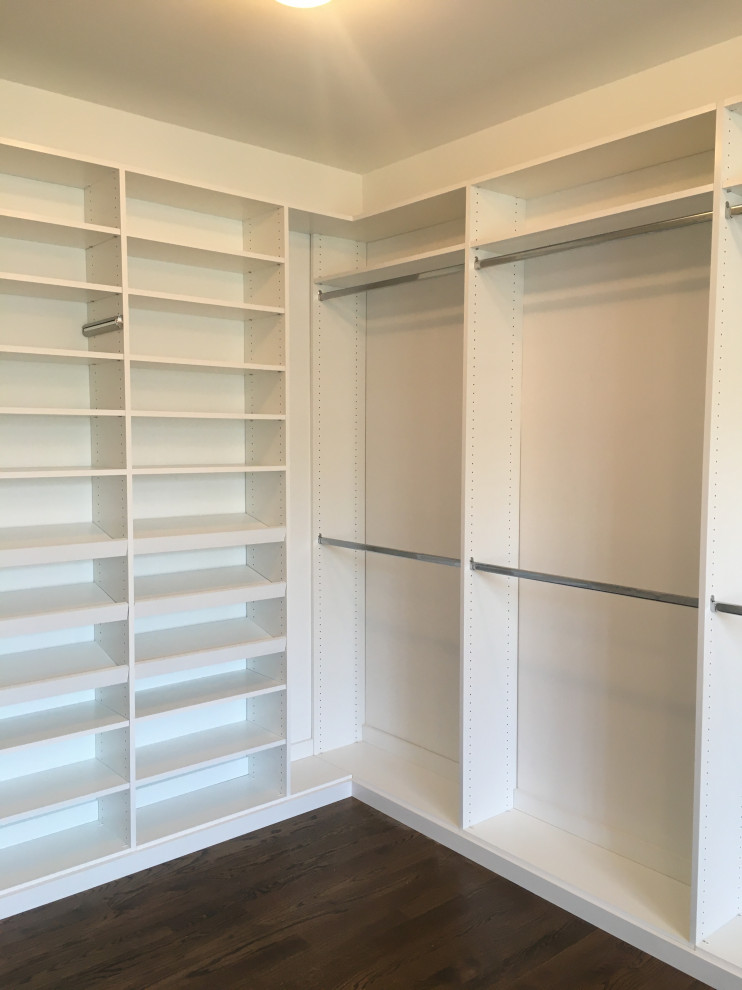 Large Walk-in Closet, Custom cabinets and dressers - Modern - Closet ...