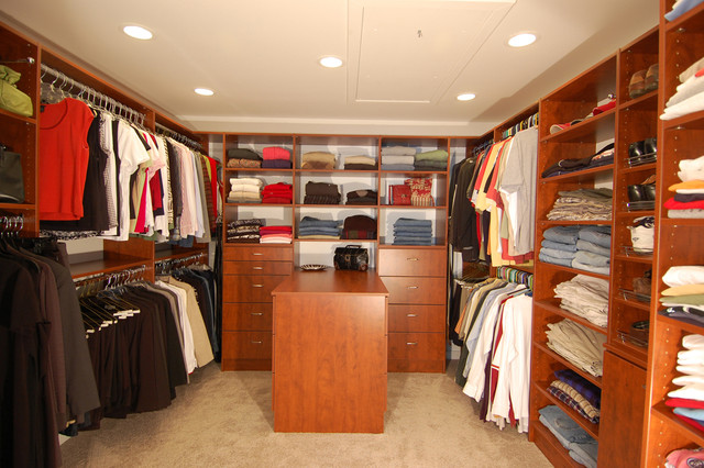 Large Walk in Closet North Beach MD Traditional Wardrobe DC Metro by Closet America Houzz UK