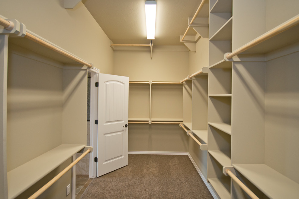 Large WalkIn Closet Transitional Closet Oklahoma City by