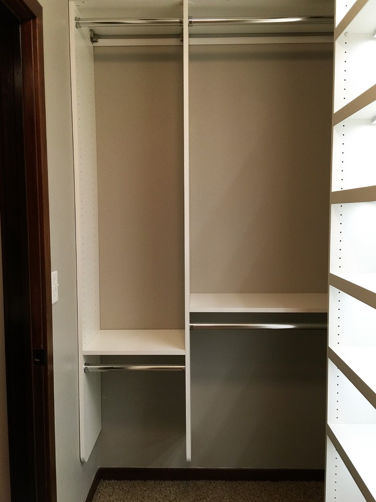 Lighted Shoe Shelves Traditional Closet Other by The Tailored