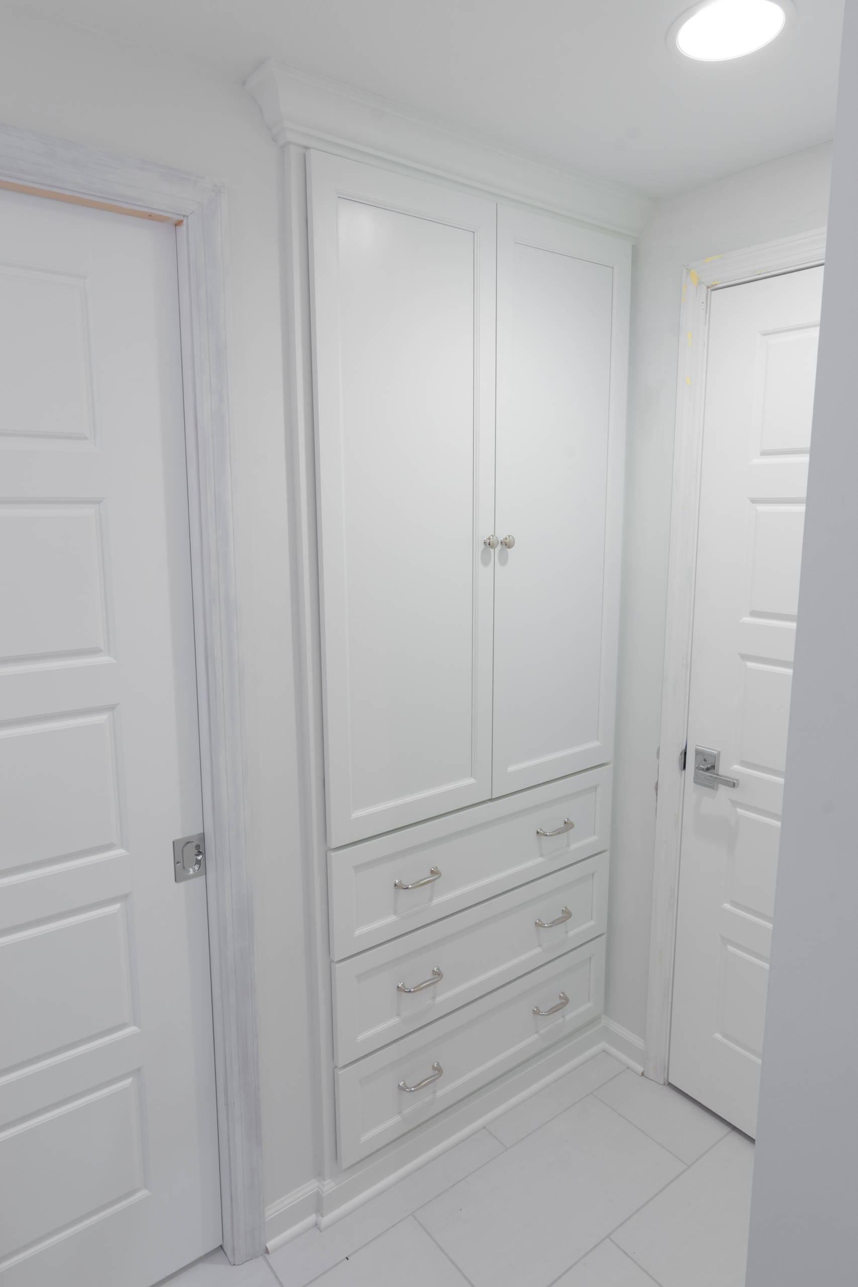 Roll Out Shelves for Linen Closet - Modern - Closet - Detroit - by Al  Williams, Houzz