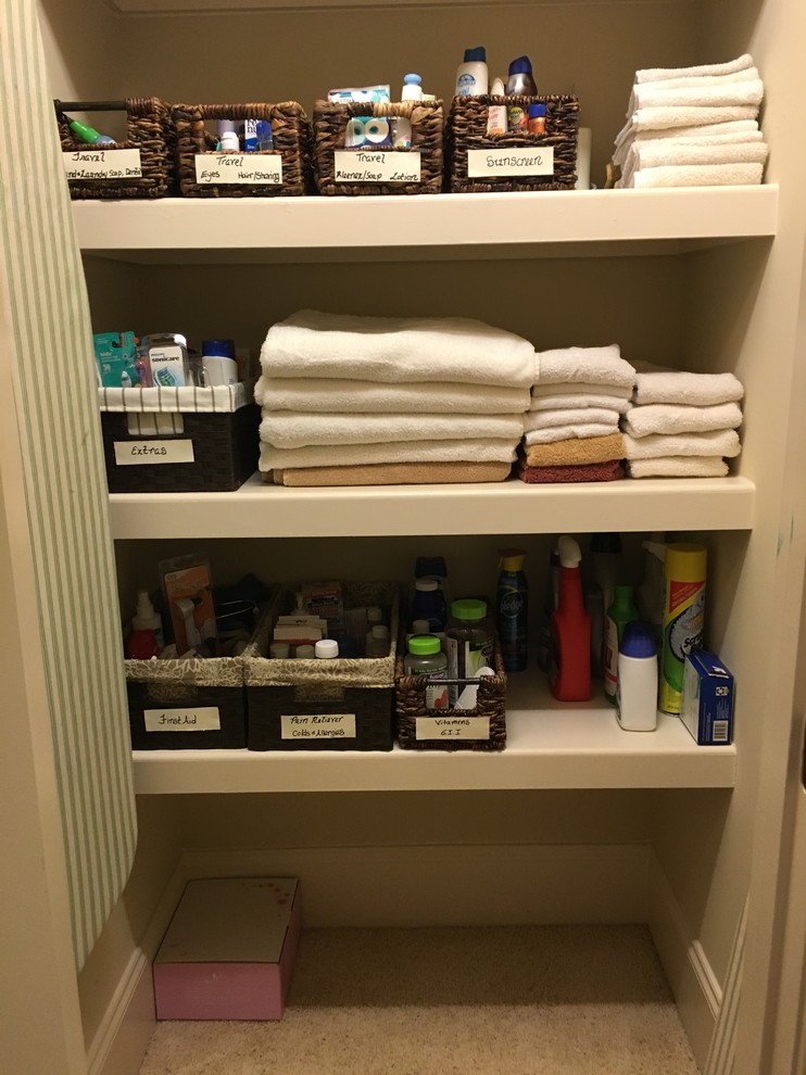 Linen Closet Organization - Transitional - Closet - Raleigh - by User ...