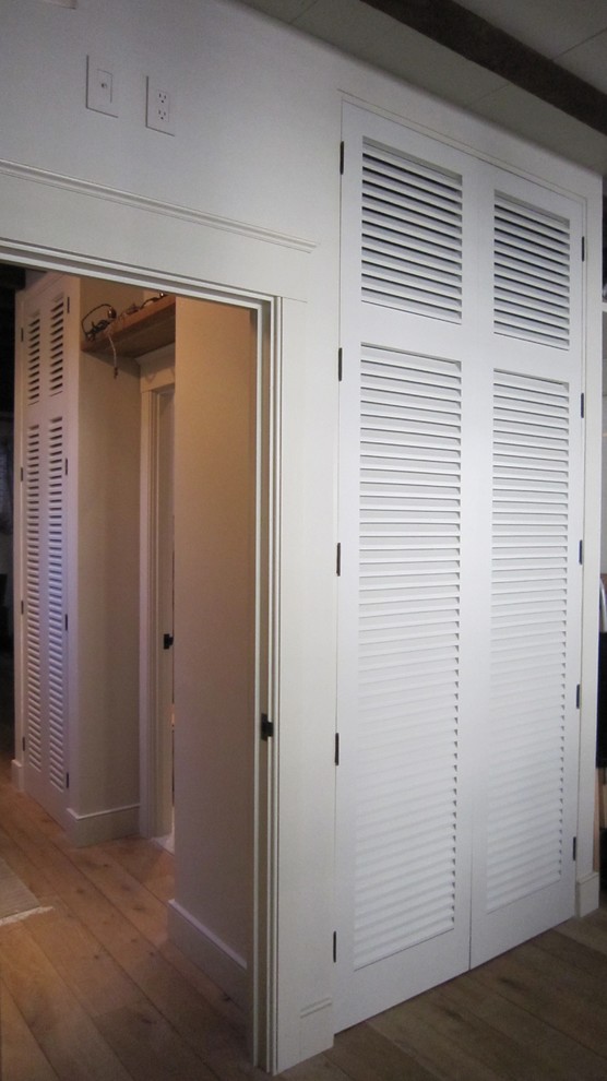 Louvered Doors Contemporary Closet New York by Kestrel Shutters & Doors Houzz