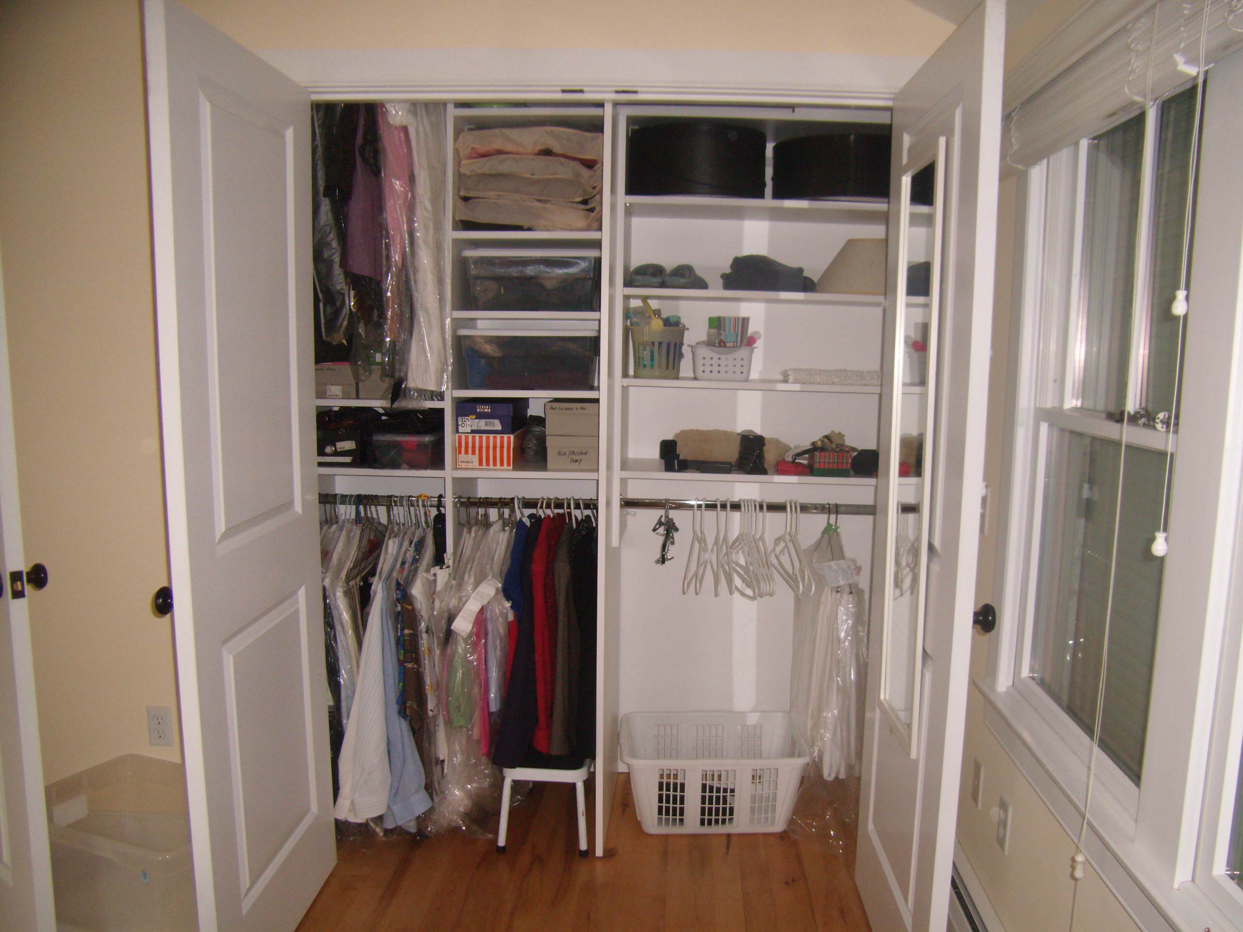 Cape Cod Style House Closet Ideas