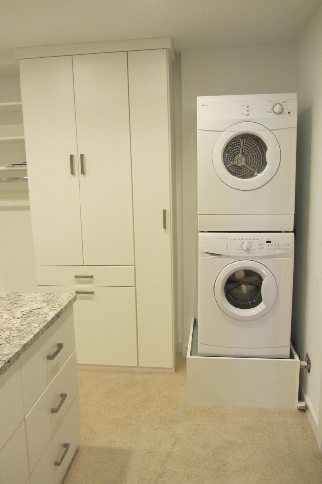 Master Closet Laundry Center Combo Traditional Closet Richmond