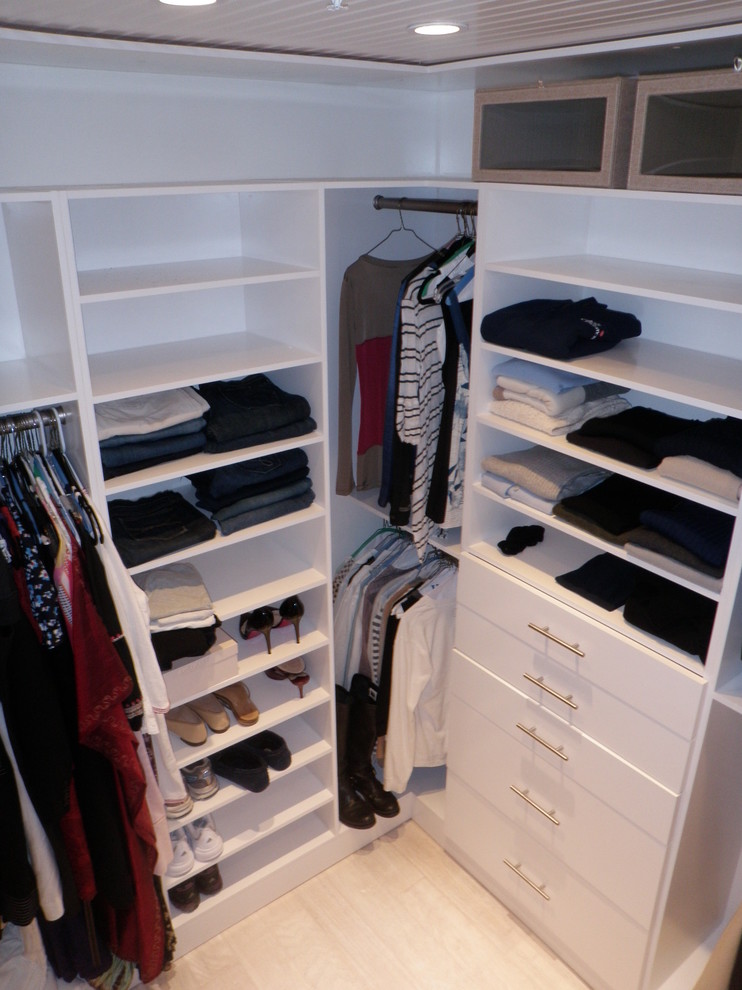 Master Closets Modern Closet Jacksonville by Construction