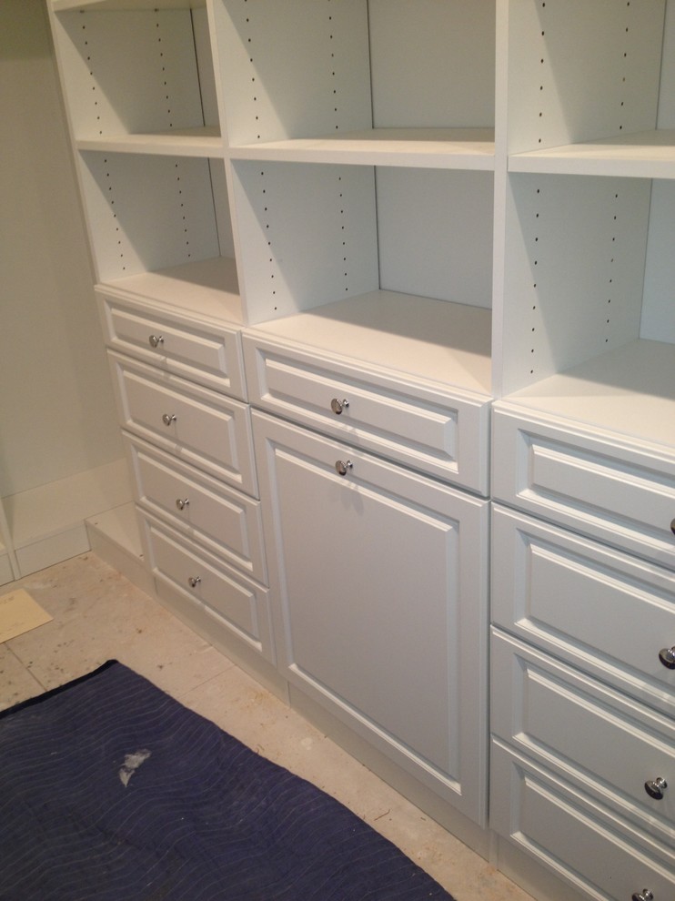 Example of a classic closet design in Charlotte