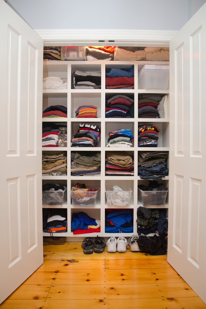This is an example of a traditional wardrobe in New York.