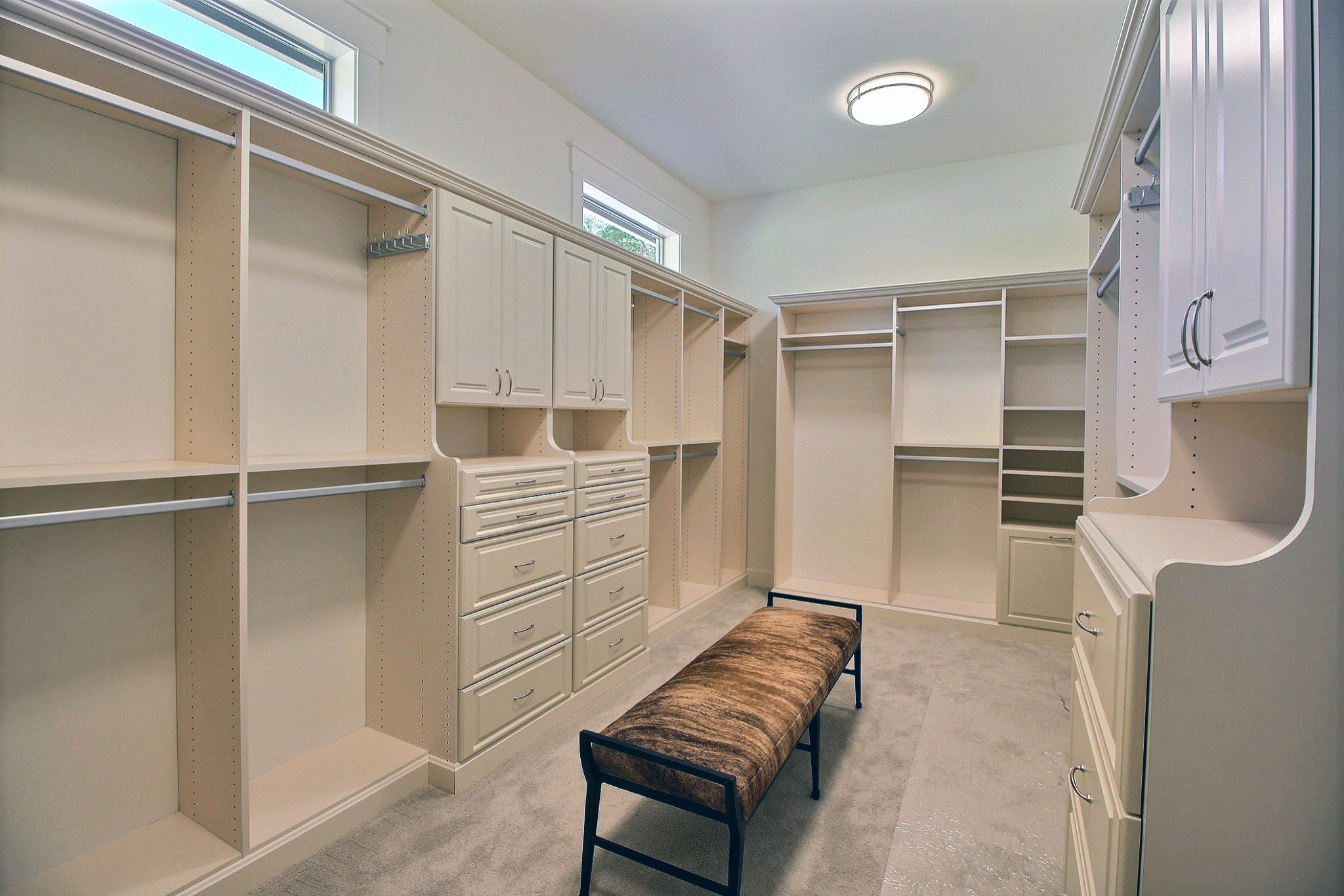 Roll Out Shelves for Linen Closet - Modern - Closet - Detroit - by Al  Williams, Houzz