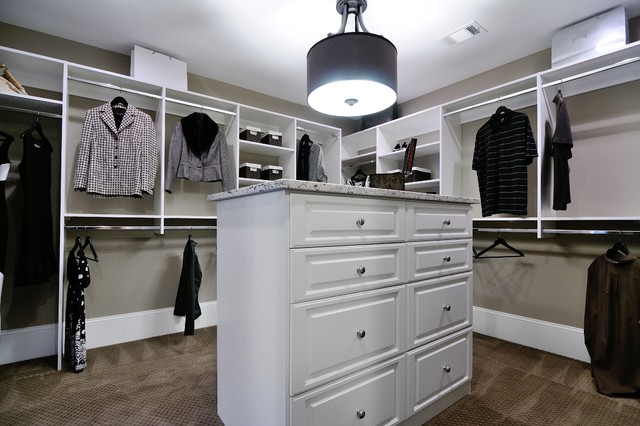 Melamine Closet at Ashton Woods - Traditional - Wardrobe - Atlanta - by ...