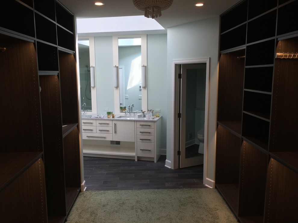 New Closet / Bath Remodel Modern Closet Other by Custom Storage