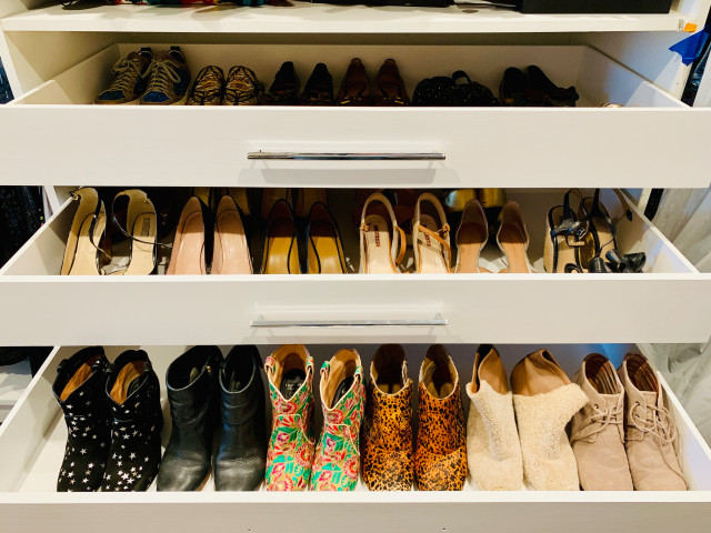 New pull-out shoe rack - Modern - Cabinet - San Francisco - by Honeydew  Concierge | Houzz
