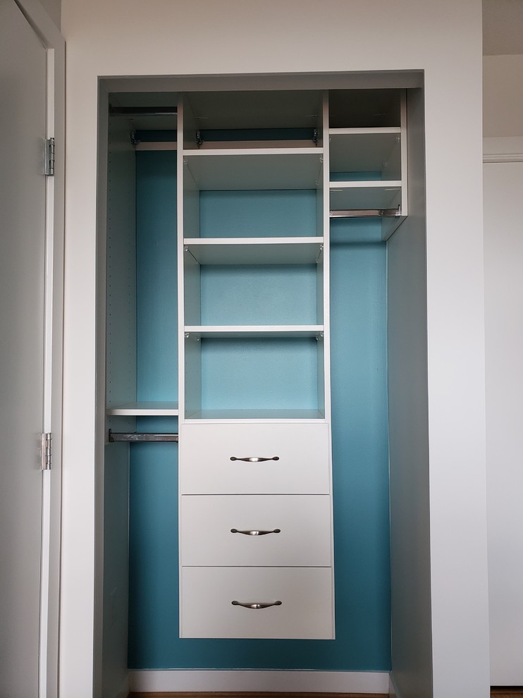 Open Concept Closets in Downtown Vancouver Modern Closet