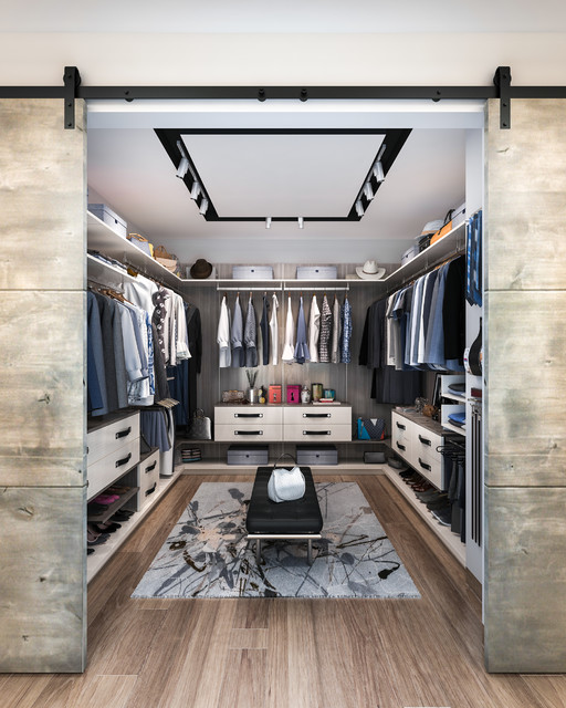 Our Closets Modern Wardrobe Los Angeles by Stanley Selwyn