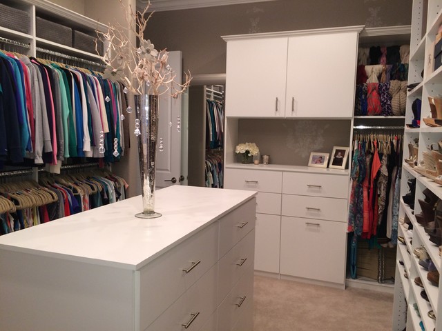 Our Work - Transitional - Wardrobe - Dallas - by Closets By Design ...