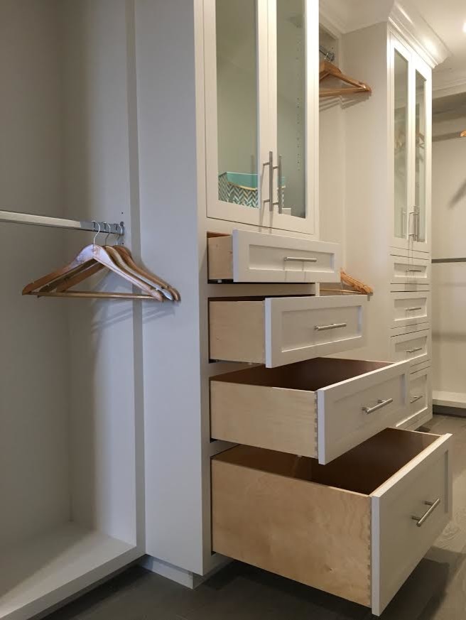 Our Work Transitional Closet Los Angeles by Future Construction