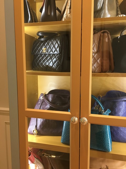 Purse Storage Cabinet - Traditional - Wardrobe - San Francisco