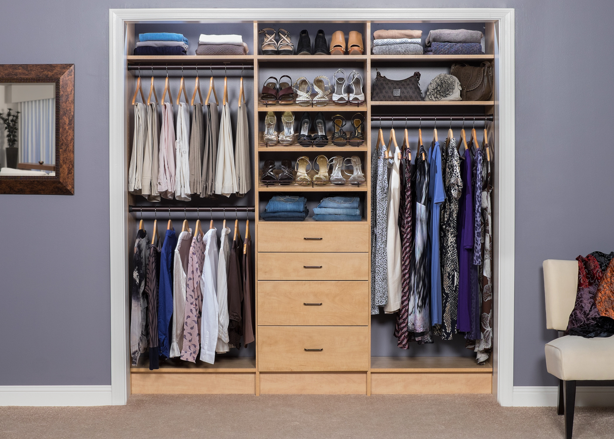 small closet in living room