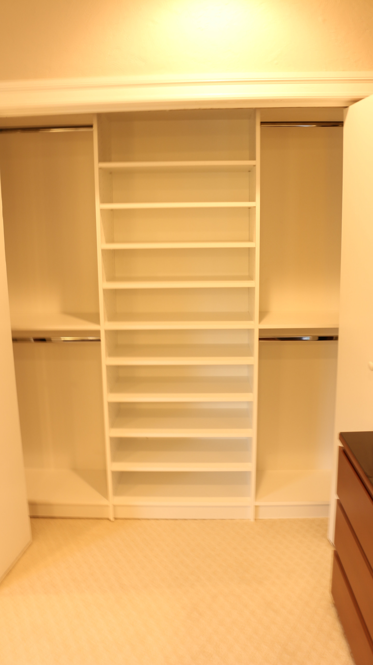 Roll Out Shelves for Linen Closet - Modern - Closet - Detroit - by Al  Williams, Houzz