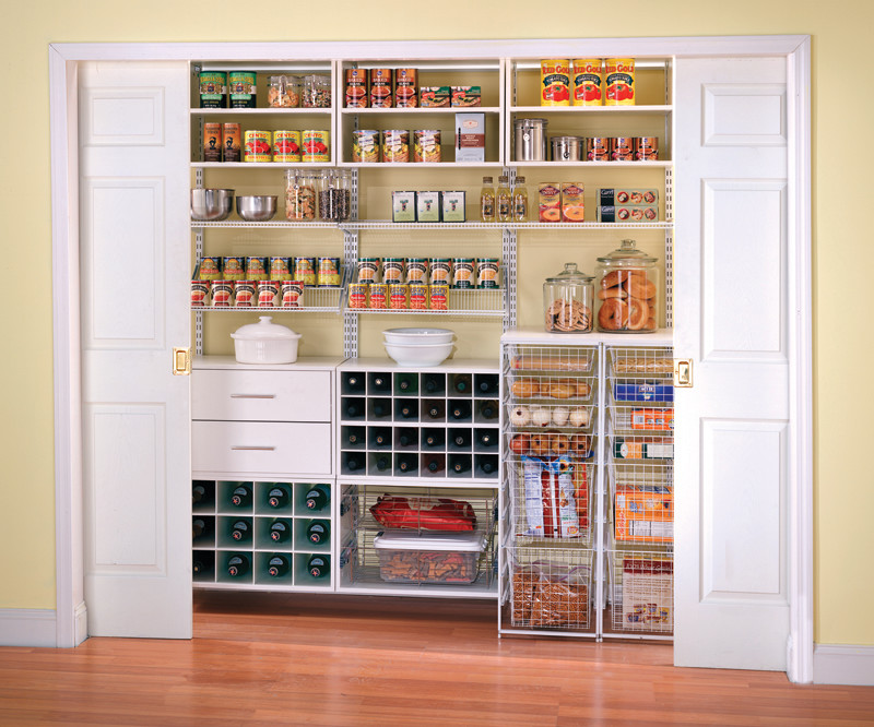 Reach in Pantry Traditional Closet New York by Astoria Closets