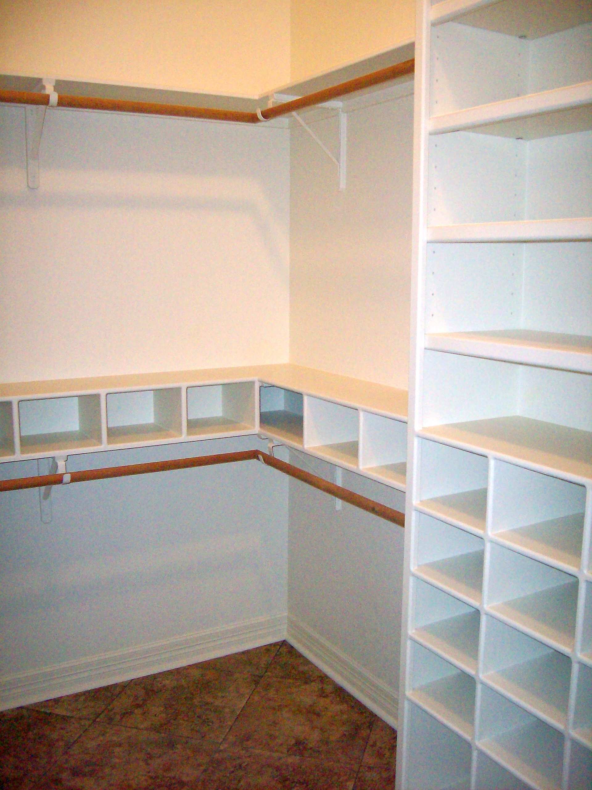 Diy corner closet rod shop