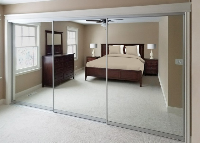 Sliding Glasirrored Closet Doors, Bedroom Sliding Mirror Closet Doors