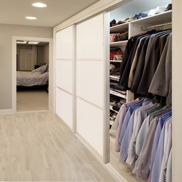 Sliding Glass Closet Doors Transitional Chicago By Creative Mirror Shower Houzz Sliding Glass Closet Doors, Sliding Closet Doors Chicago