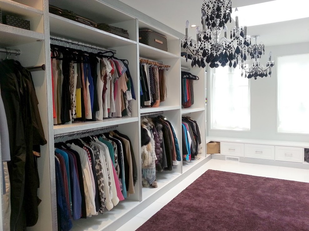 Inspiration for a modern closet remodel in DC Metro