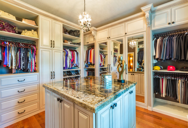 Spectacular Master Bedroom Closets - Traditional - Wardrobe - Orlando