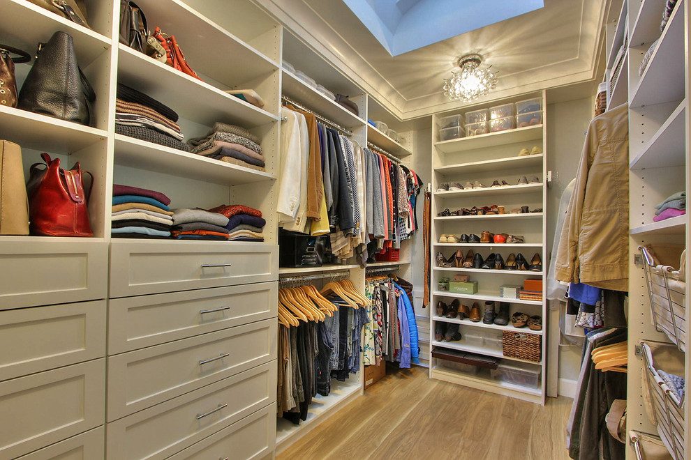Closet - transitional closet idea in San Francisco