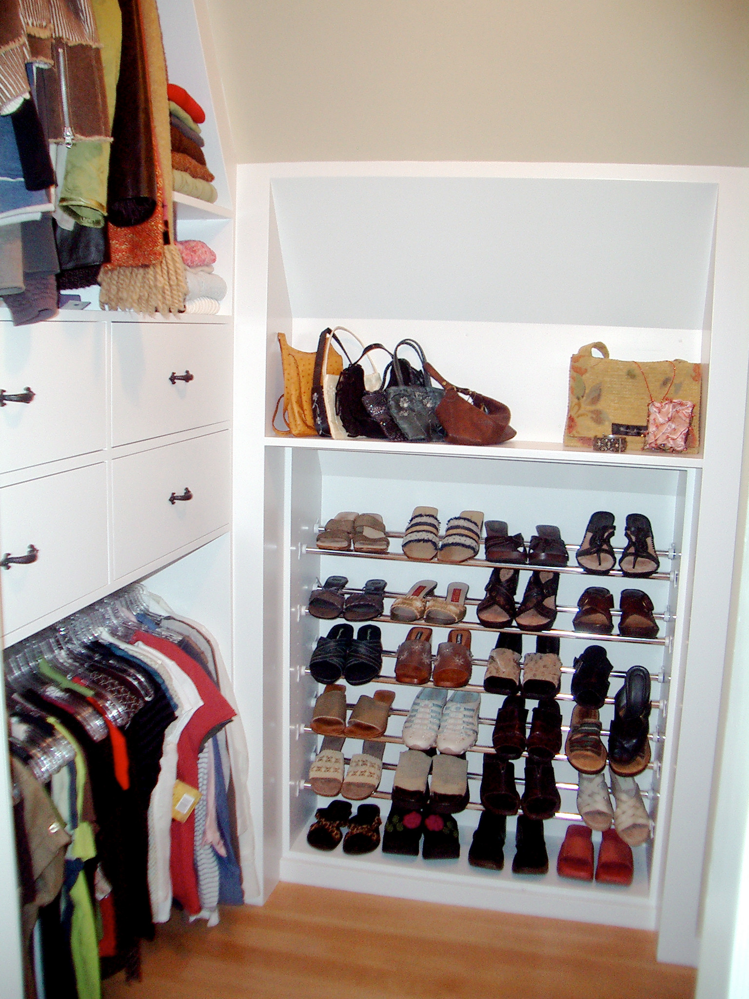 hanging shoe racks for garage on Sliding Shoe Rack Houzz