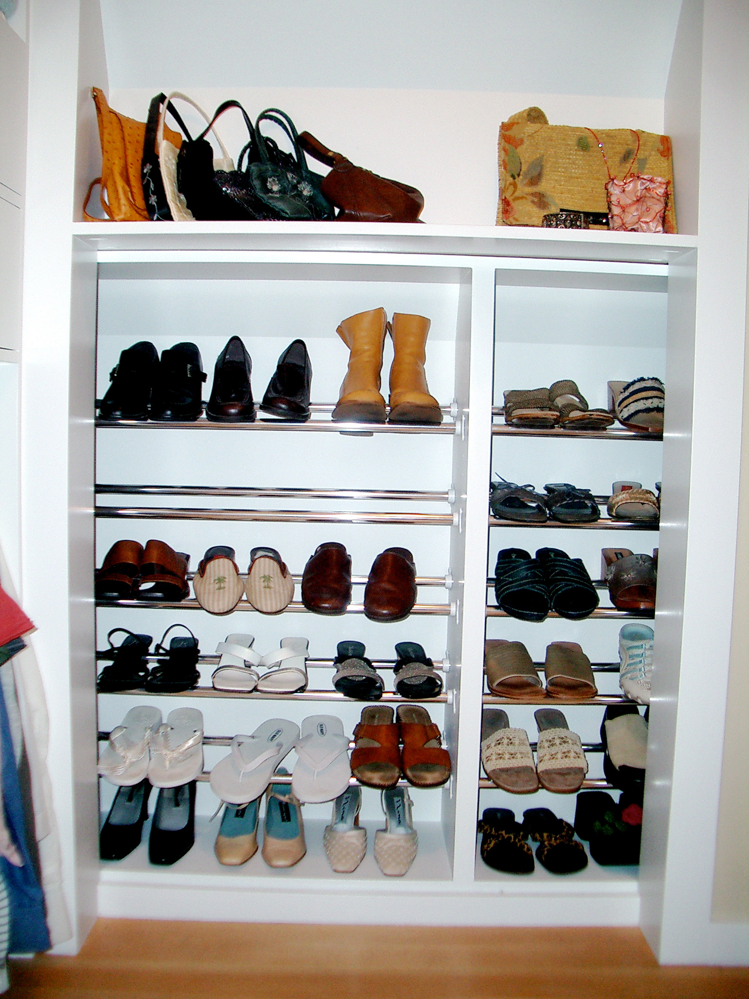 Sliding Shoe Rack Houzz building a shoe closet on Sliding Shoe Rack Houzz