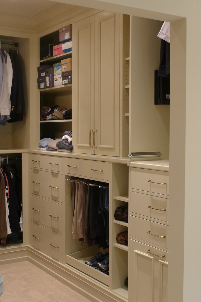 Stunning Master Bathroom and dressing room Transitional Closet