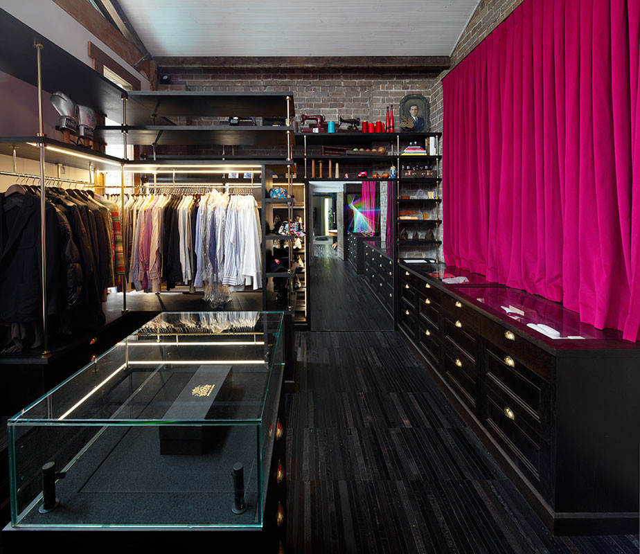 Example of an eclectic closet design in Sydney