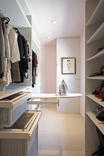 Roll Out Shelves for Linen Closet - Modern - Closet - Detroit - by Al  Williams, Houzz